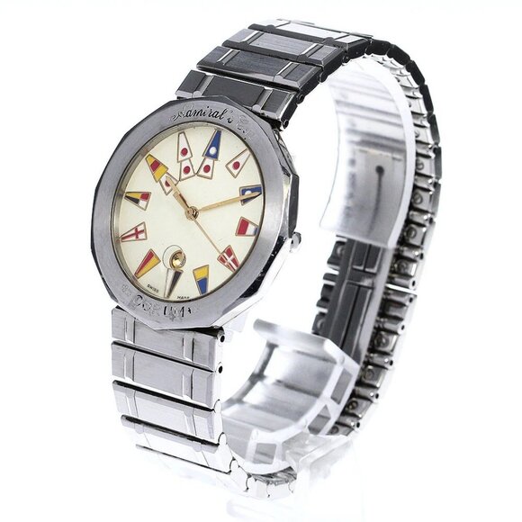 CORUM Admirals cup 39810V50 Date beige Dial Quartz Ladies Watch - Picture 1 of 11